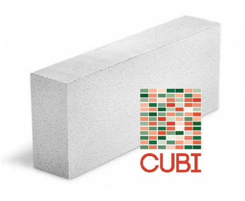 Газобетонный блок CUBI D700 B3,5 F100 625х200х125 ровный